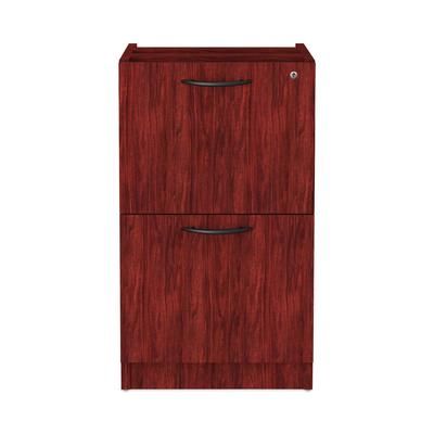 Alera VA54-2822MY Valencia File/File Drawer Full Pedestal, 15.63w x 20.5d x 28.5h, Mahogany ALEVA542822MY