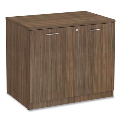 Alera VA613622WA Valencia Series Storage Cabinet, 34 1/8w x 22 7/8d x 29 1/2h, Modern Walnut ALEVA613622WA