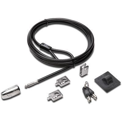 Acco 64424 Desktop and Peripherals Locking Kit 2.0, 8ft Carbon Steel Cable KMW64424