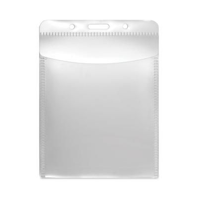 Advantus 75604 PVC-Free Badge Holders, Vertical, 3" x 4", Clear, 50/Pack - Pack of 25 AVT75604