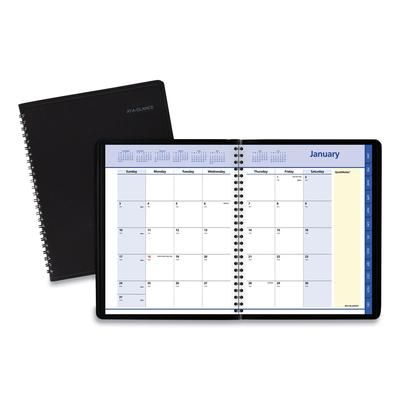 At-A-Glance 76-08-05 QuickNotes Monthly Planner, 8.75 x 7, Black Cover, 12-Month (Jan to Dec): 2024 AAG760805