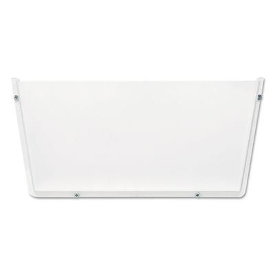 Deflecto 63201 Unbreakable DocuPocket Wall File, Letter, 14 1/2 x 3 x 6 1/2, Clear DEF63201