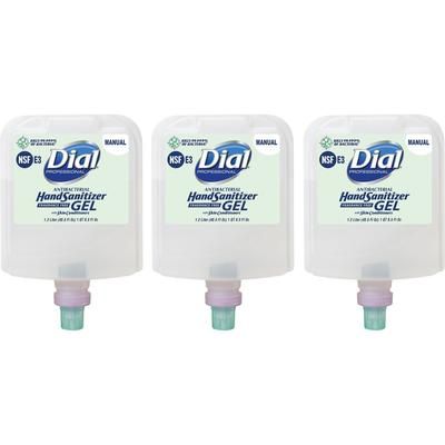 Dial Professional 19708CT Hand Sanitizer, Gel, Antibacterial, Manual, 40.5oz, 3/CT, CL - Case of 3 DIA19708CT