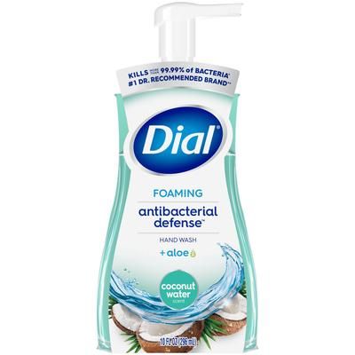 Dial Professional 34715 Antibacterial Foaming Hand Wash, Coconut Water, 10 oz, 8/Carton - Case of 8 DIA34715