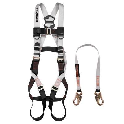 Ergodyne 19671 3201 Harness Plus 4 ft Travel Restraint Lanyard 3197/3198, Ships in 1-3 Business Days EGO19671