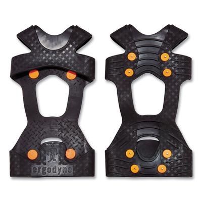 Ergodyne 16734 Trex 6300TC One-Piece Slip-on Tungsten Carbide Ice Cleats, Large, Black, Pair, Ships in 1-3 Business Days - 1 Pair EGO16734