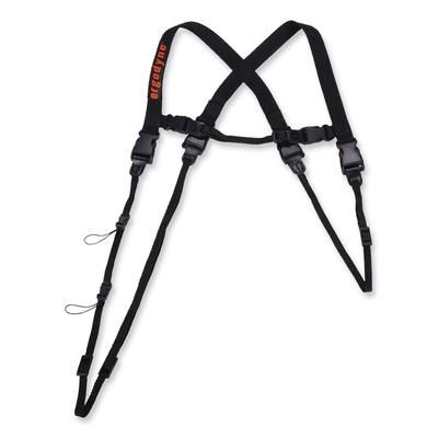 Ergodyne 19164 Squids 3132 Barcode Scanner Lanyard Harness, Large: 20" Arm Strap, 43" Long Lanyard Strap, Black, Ships in 1-3 Business Days EGO19164