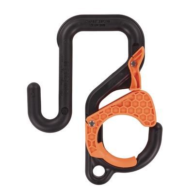 Ergodyne 19179 Squids 3178 Locking Aerial Bucket Hook, Tethering Pt, 9.06 x 7.09 x 2.17, Black/Orange, Support 40 lbs, Ships in 1-3 Bus Days EGO19179