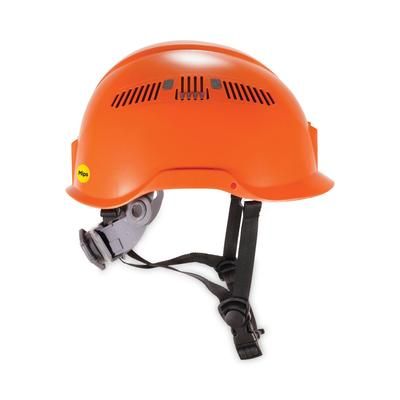 Ergodyne 60257 Skullerz 8975-MIPS Class C Safety Helmet with MIPS Elevate Ratchet Suspension, Orange, Ships in 1-3 Business Days