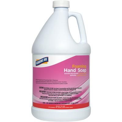 Genuine Joe 18418 Ultra Mild Foaming Skin Cleanser - Fresh Scent Scent - 1 gal (3.8 L) - Hand, Skin - Pink - Non-drying, Non-irritating - 1 Each GJO18