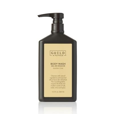 Guild+Pepper® 100304 Shower Gel, Warm Oak, 12.2 oz Bottle, 12/Carton - Case of 12 GIS100304