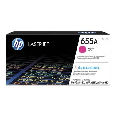 HP 655A, (CF453A) Magenta Original LaserJet Toner Cartridge HEWCF453A