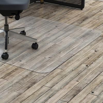Lorell 69708 Hardfloor Chairmat, PC, Non-Stud, 46"x60", Clear LLR69708