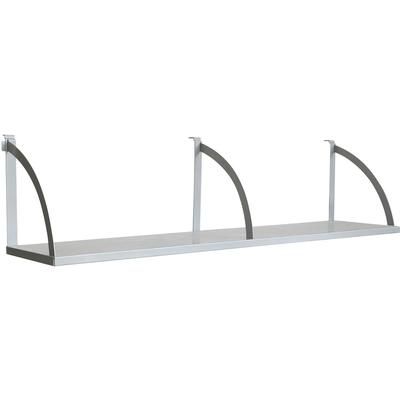 Lorell 90263 Panel Shelf, 60", Aluminum LLR90263