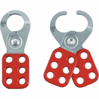 Master Lock Company 420 Safety Hasp, Accepts up to 6 Padlocks, Red MLK420
