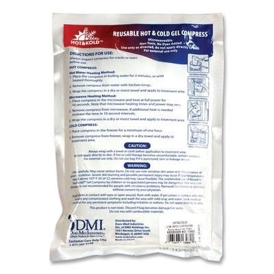 Physicians Care 13462 Reusable Hot/Cold Pack, 8.63 x 8.63, White ACM13462