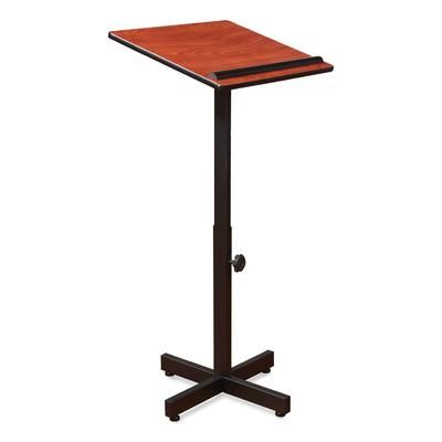 Oklahoma Sound 70CH Portable Presentation Lectern Stand, 20 x 18.25 x 44, Cherry NPS70CH