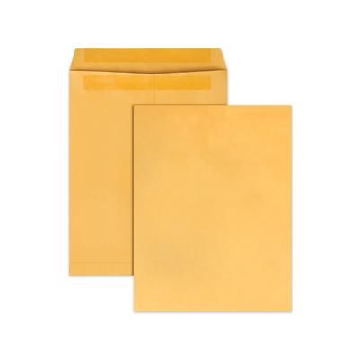 Quality Park 43767 Redi-Seal Catalog Envelope, 13 1/2, Cheese Blade Flap, Redi-Seal Closure, 10 x 13, Brown Kraft, 100/Box - Box of 100 QUA43767