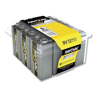 Rayovac AL9V12PPJ Ultra Pro Alkaline 9V Batteries, 12/Pack - Pack of 12 RAYALV12F