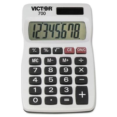 Victor 700 Pocket Calculator, 8-Digit LCD VCT700