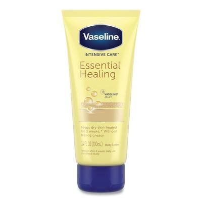 Vaseline® 04448EA Intensive Care Essential Healing Body Lotion, 3.4 oz Squeeze Tube UNI04448EA