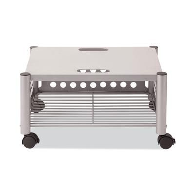 Vertiflex Products VF52005 Underdesk Machine Stand, One-Shelf, 21.5w x 17.88d x 11.5h, Matte Gray VRTVF52005