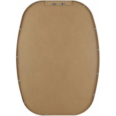 Kopparberg 41"H x 30"W x 1"D Modern Dark Red Accent Mirror - Boutique Rugs