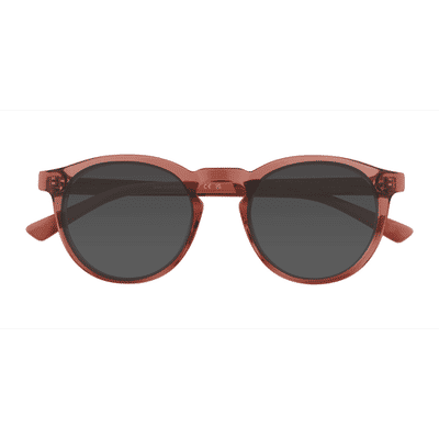 Female s round Clear Pink Acetate Prescription sunglasses - Eyebuydirect s Blackwood