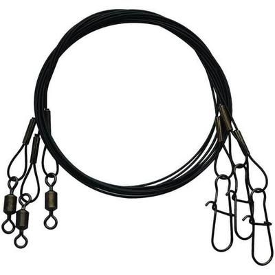 Eagle Claw 08012 Heavy Duty Wire Leader - Black