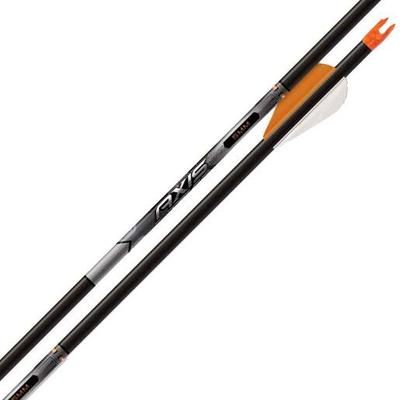 Easton 5mm Axis Sport 400 Spine Carbon Arrows - 6 Pack - Black