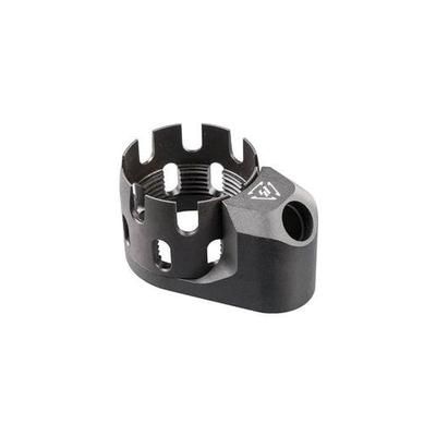 Strike Industries AR Platform Enhanced Castle Nut And Extended End Plate - Black