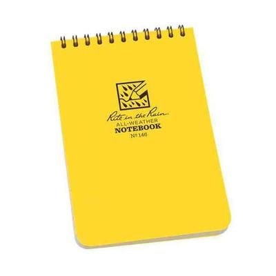 Rite in the Rain All Weather 4x6 inch Pocket Top-Spiral Notebook - Yellow