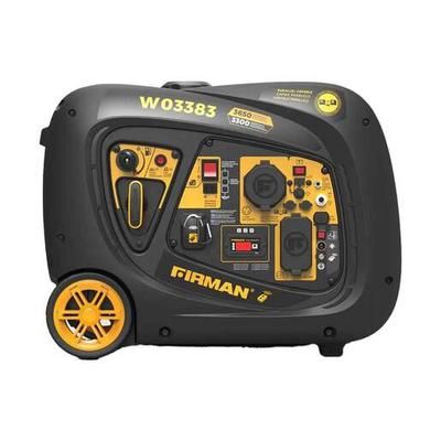 FIRMAN W03383 3650/3300 Watts Remote Start Inverter Generator - 50 State - Black