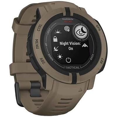 Garmin Instinct 2 Solar Tactical Edition GPS Watch - Coyote Tan 0.9in x 0.9in