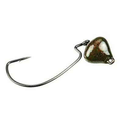 Strike King Jointed Structure Swimbait Jig Head - Green Pumpkin