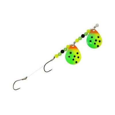 Challenger Lures Three D Worm Harness - Spicy Shad No.3 Colorado Blade