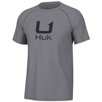 Huk Men's Icon Performance Short-Sleeve Fishing Shirt - Naval Academy M