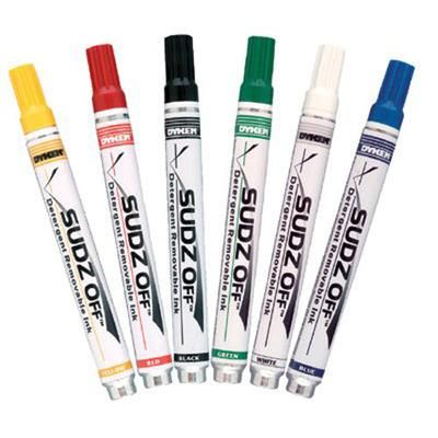 Dykem SUDZ OFF Detergent Removable Temporary Marker, Green, Medium (253-91371)