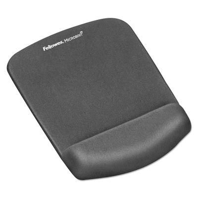 Fellowes 9252201 PlushTouch Mouse Pad with Wrist Rest, 7.25 x 9.37, Graphite 3328989