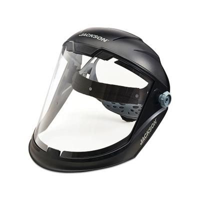 Jackson Safety MAXVIEW Series Premium Face Shields with Headgear, AF/Clear, 9 in H x 13-1/4 in L (138-14201)