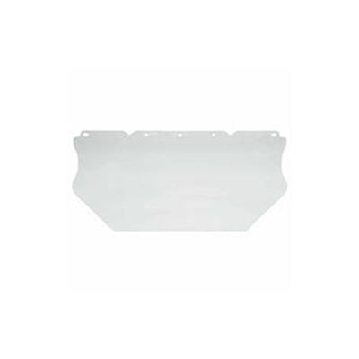 MSA V-Gard Accessory System General Purpose Visor, Anti-Fog, Anti-Scratch, Clear, 18 in L x 10-3/8 in H (454-10115853)