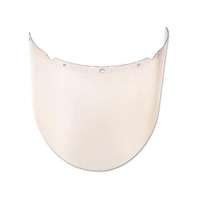 MSA V-Gard(R) Visor for Elevated Temperature Application, Anti-Fog, Anti-Scratch, Reflective Coating, Clear, 17.75 in L x 9.5 in H (454-10115848)