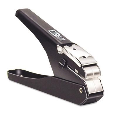 Mcgill Metal Products Company Handheld Badge Punch, 9/16 x 1/8 Horizontal Slot, 1/8"-5/8" Reach, Black/Chrome (AVTMCG16500)