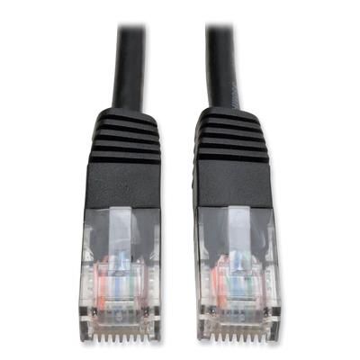 Tripp Lite Cat5e 350MHz Molded Patch Cable, RJ45 (M/M), 25 ft., Black (TRPN002025BK)