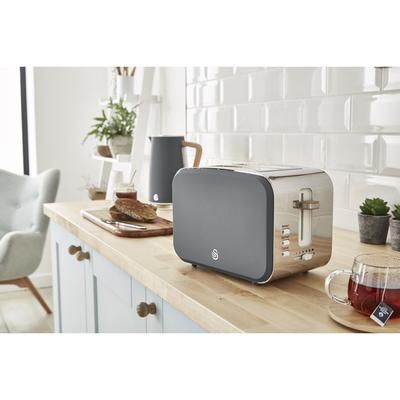 Nordic 2 Slice Toaster - White by Salton® in Grey