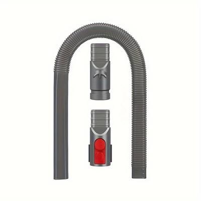 TEMU Vacuum Brand-compatible Dryer Vent Cleaning Kit With Flexible Hose Attachment - Lint Removal Tool For V15, V12, V11, V10, V8, V7, V6 Models - Ideal For Tight Spaces & Corners