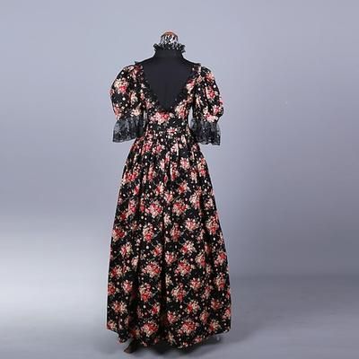 Rococò Vittoriano Abito da Ballo Lunghezza al pavimento Vestito Abito da Ballo Costume Per donna Reale Halloween Carnevale Mascherata Balli di fine anno Performance Carnevale di Venezia Adulti Vestito