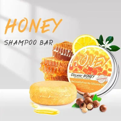 Natural honey shampoo plant essence extract refreshing shampoo soft hair dandruff and oil removal