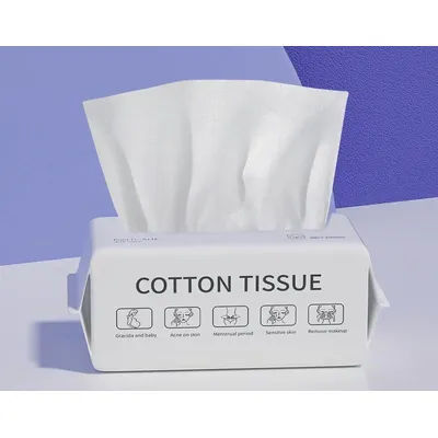 100Pcs Disposable Face Towel For Washing Soft Cotton Dry Wipes Facial Cloths Towelettes For Washing And Drying Facial Tissue