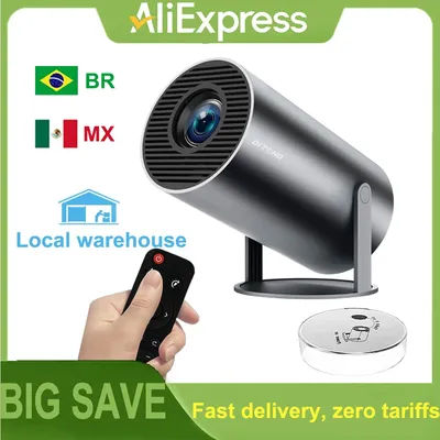 DITONG Hy300 Plus Projector 4K Android 1080P 1280*720P Full HD Home Theater Video Mini led Projector for movies Upgraded version